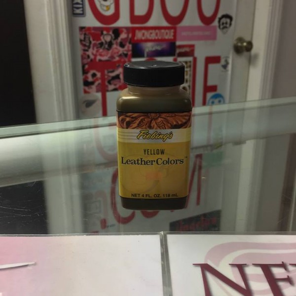 Fiebing's Leather Color Yellow 4 FL OZ