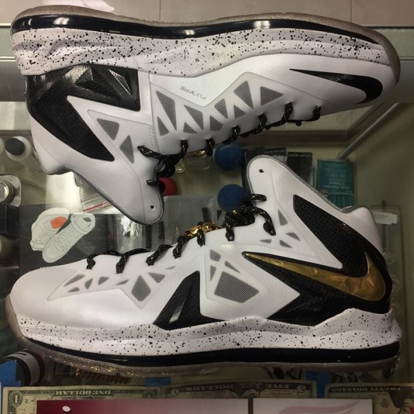 2012 Nike Lebron 10 P.S. Elite Black Gold