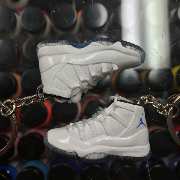 2014 Nike Air Jordan XI Legend Blue 3D Keychain