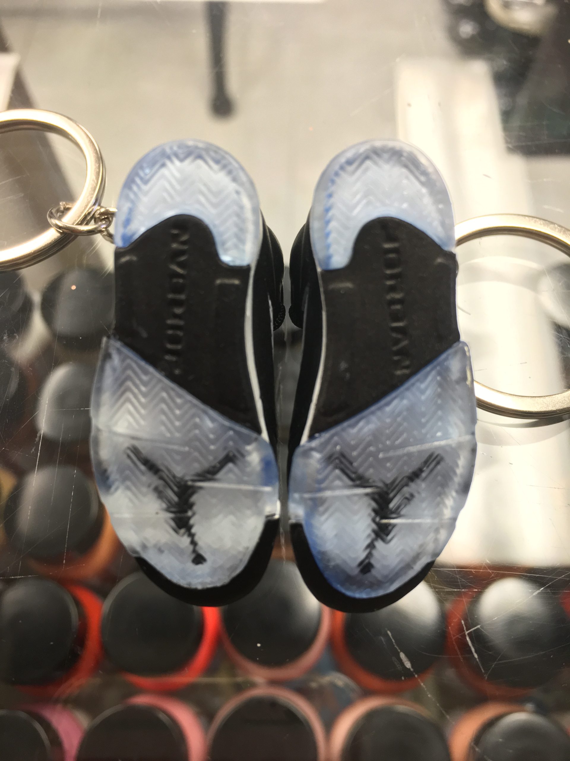 2013 Nike Air Jordan V Oreo 3D Keychain - Image 3