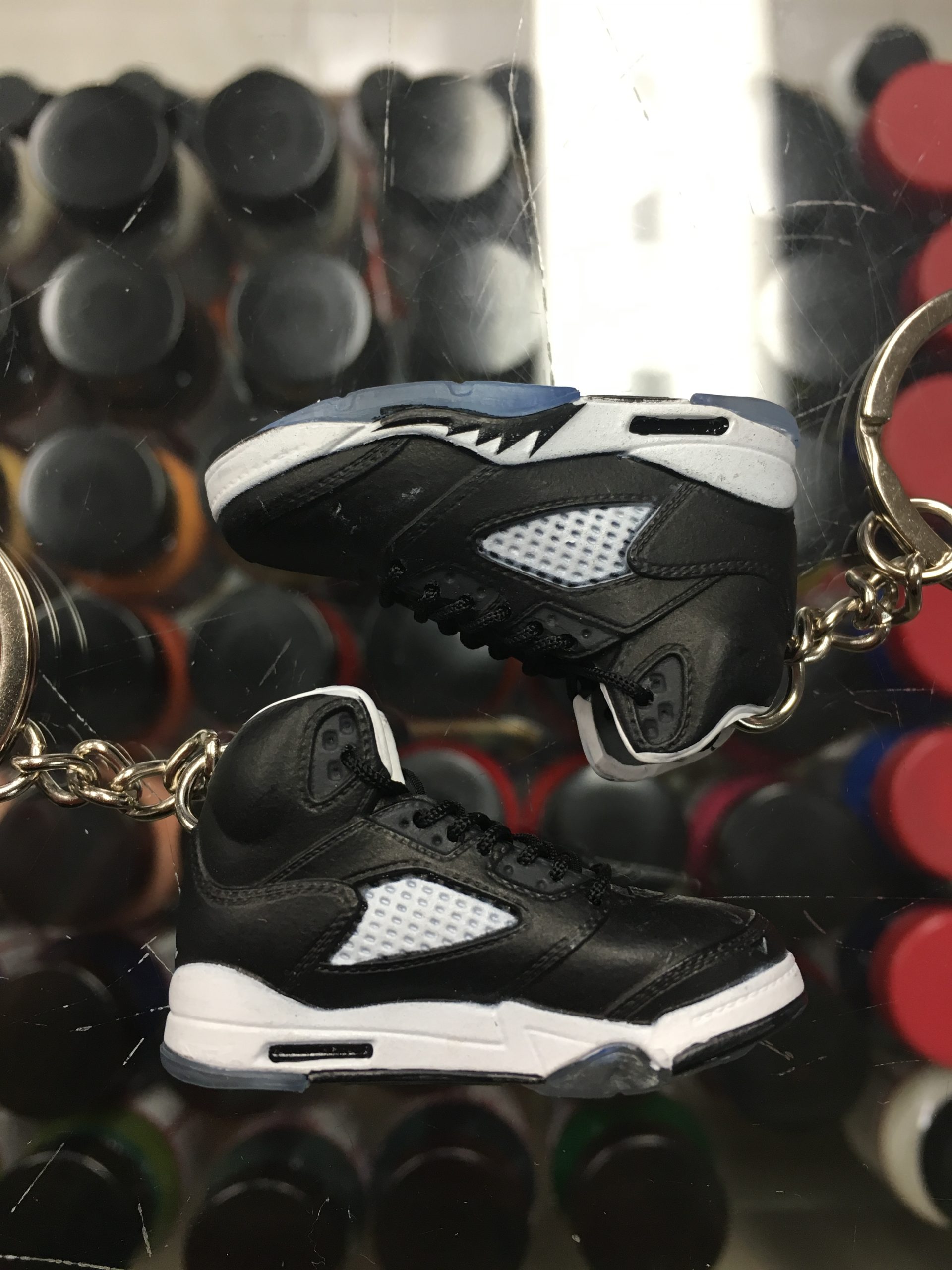 2013 Nike Air Jordan V Oreo 3D Keychain - Image 2