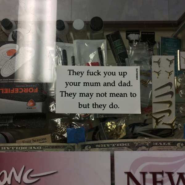 2016 Sticker They Fuck You Up White