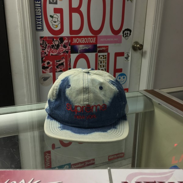 2016 Sup Cap Twill Classic Logo 6 Panel Bleach