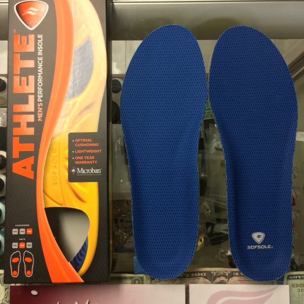 Sof Sole Athlete Insole Medium Arch Size Men 8 to 14