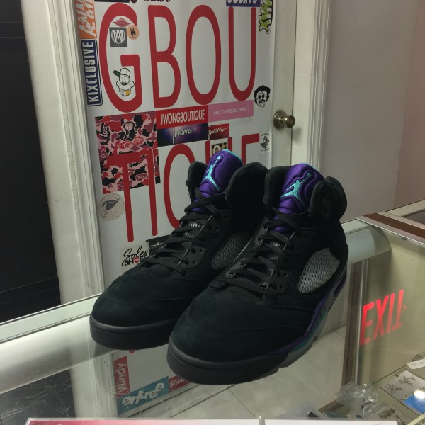 2013 Nike Air Jordan V Black Grape Men