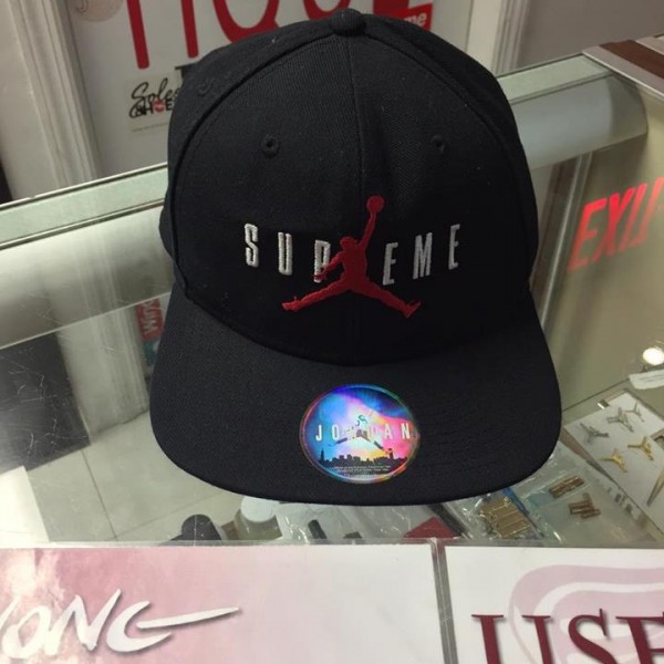 2015 Jordan X Sup Snapback Black