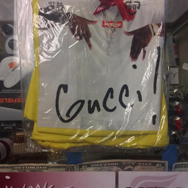 2016 Sup Shirt Gucci Mane Tee Yellow