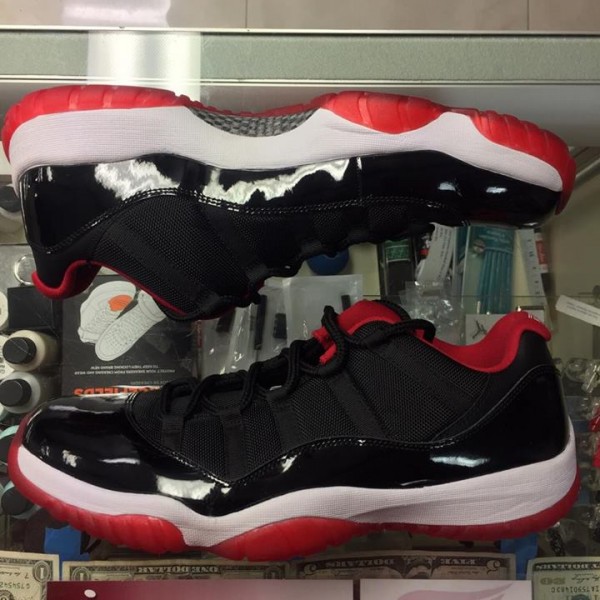 2015 Nike Air Jordan XI Bred Low No Box