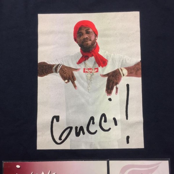 2016 Sup Shirt Gucci Mane Tee Navy