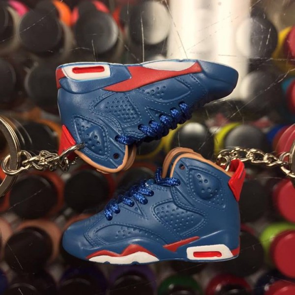 2009 Nike Air Jordan VI Doernbecher 3D Keychain
