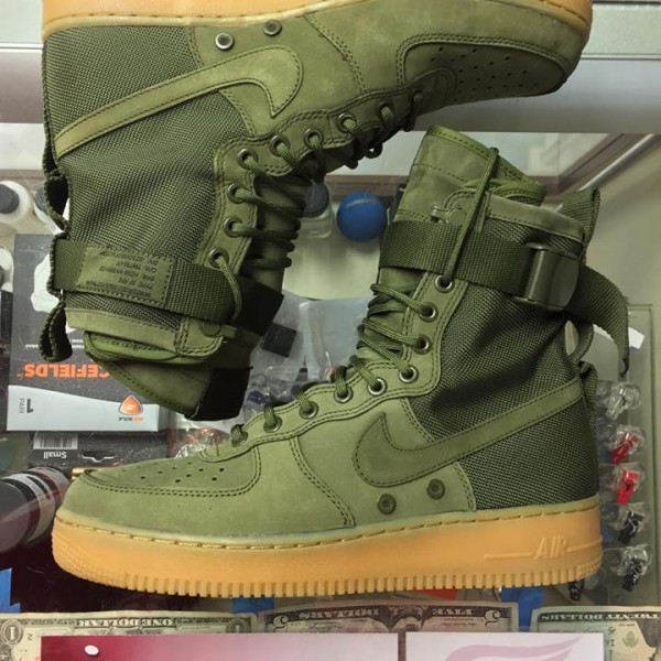 2016 Nike SF Air Force 1 Faded Olive Special Force 