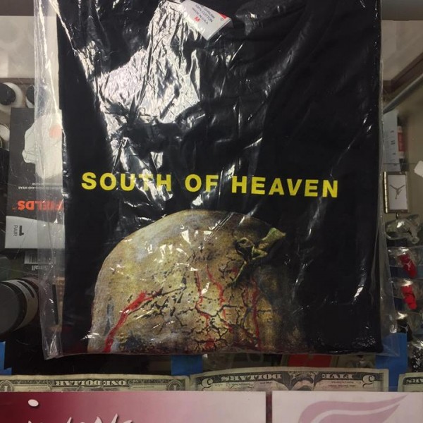 2016 Sup Shirt Slayer South Of Heaven Tee Black