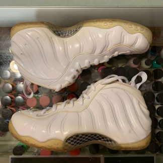 2013 Nike Air Foamposite One White Out Youth Yellowing