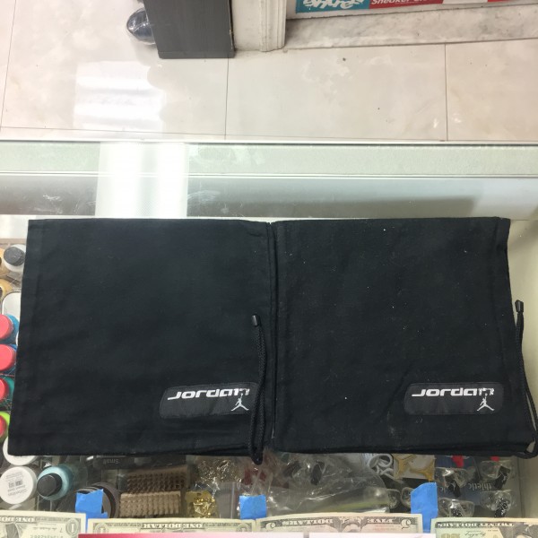 2002 Nike Air Jordan XVII Black Chrome Low Dust Bag