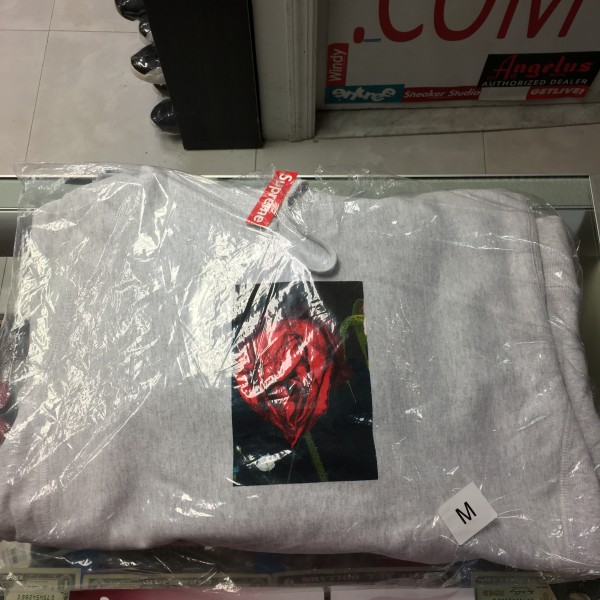 2016 Sup Araki Hooded Sweatshirt Grey