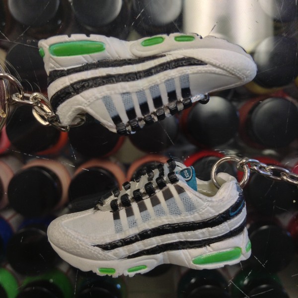2010 Nike Air Max 95 Tan Neon Green 3D Keychain