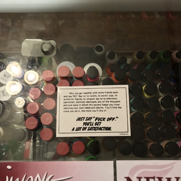 2016 Sup Sticker Say No Bent