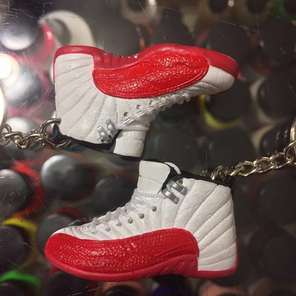 2009 Nike Air Jordan XII Cherry 3D Keychain