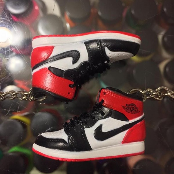 2006 Nike Air Jordan Old Love Black Toe 3D Keychain 3D Keychain