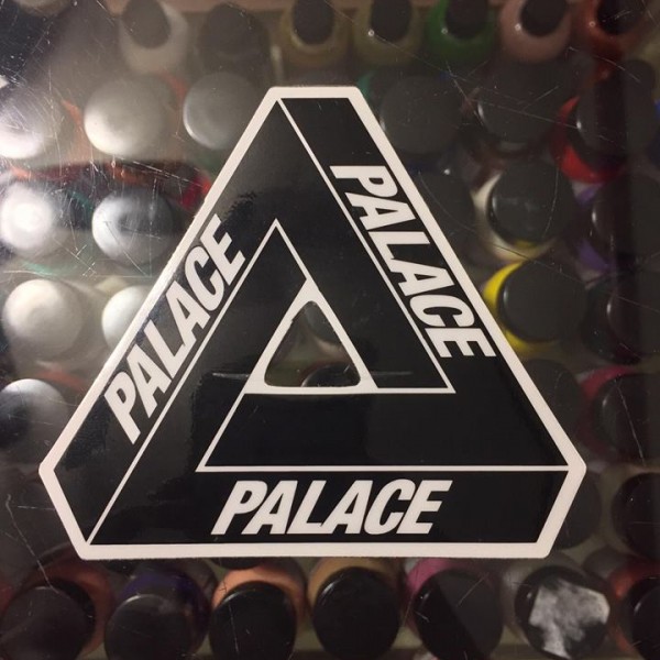2015 Palace Sticker Triangle Black