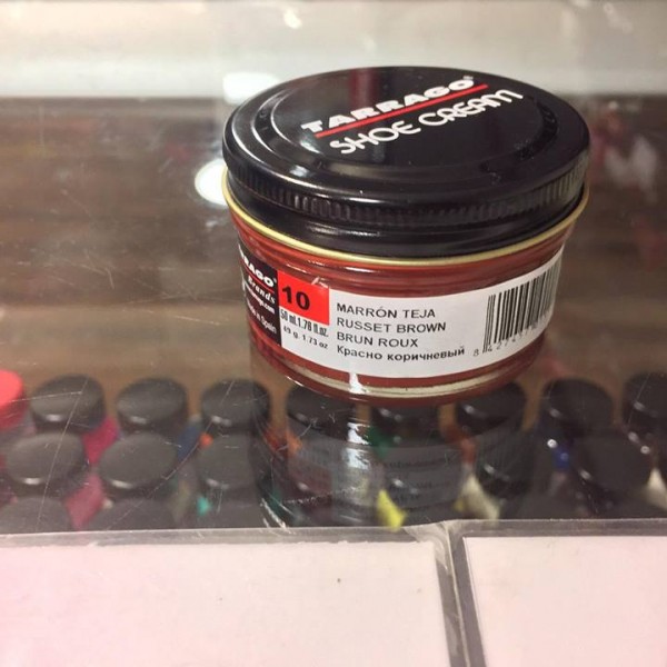 Tarrago #10 Russet Brown Shoe Cream 1.73 FL OZ