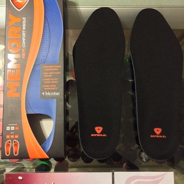 Sof Sole Memory Foam Insole Size Men 8 to 13