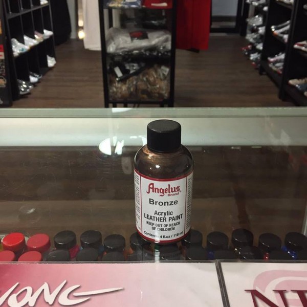 Angelus Bronze Acrylic Leather Paint 4 FL OZ