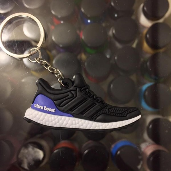 2015 Adidas Ultra Boost Black Metallic 1.0 2D Keychain