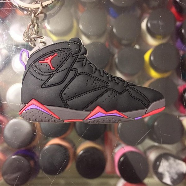 2012 Nike Air Jordan VII Raptor 2D Keychain