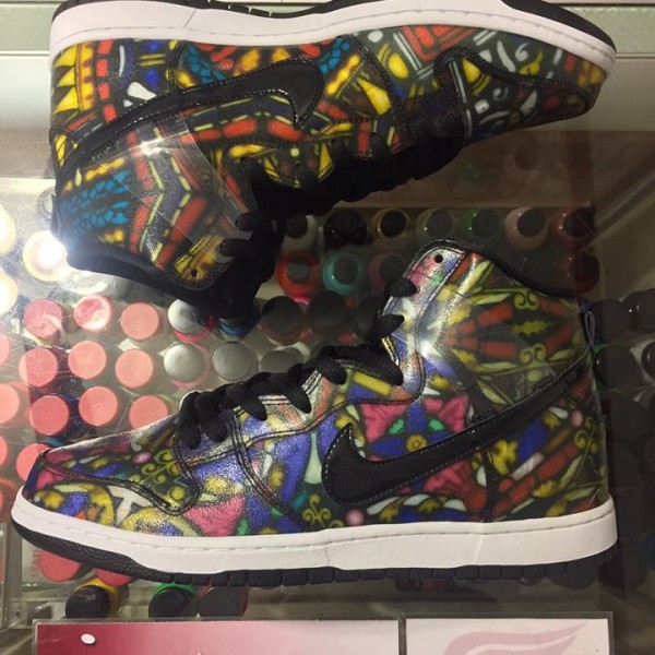 2015 Nike Dunk High SB Concept Stained Glass