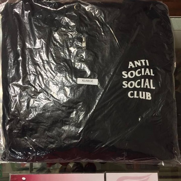 2016 Anti Social Social Club Mind Game Black White Zipper Sweatshirt