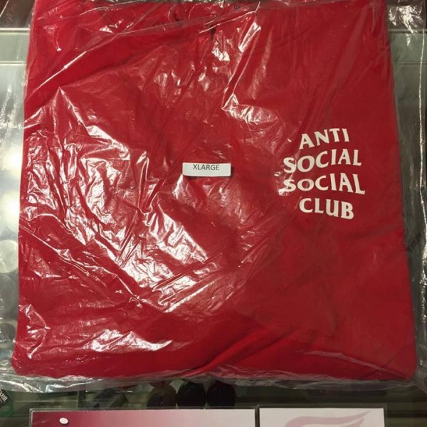2016 Anti Social Social Club Pop The Cherry Hooded Sweatshirt 