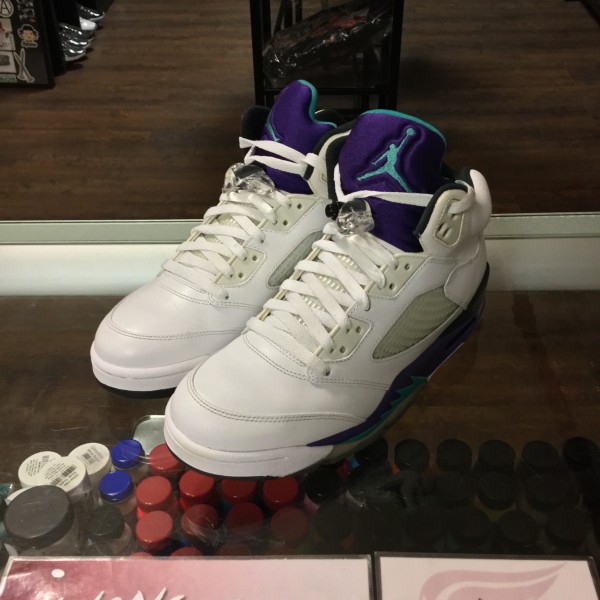 2013 Nike Air Jordan V White Grape 
