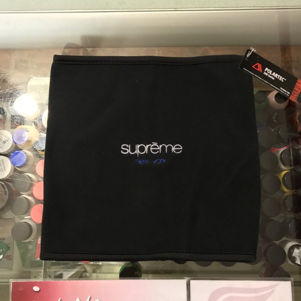 2016 Sup Fleece Neck Gaiter Black Polartec