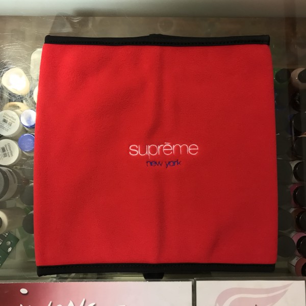 2016 Sup Fleece Neck Gaiter Red Polartec