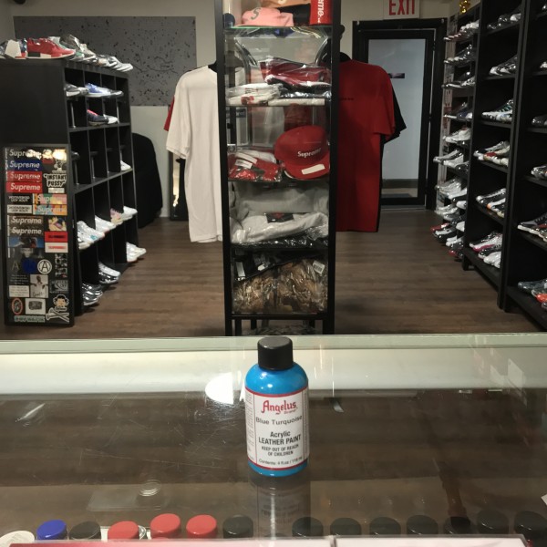 Angelus Blue Turquoise Acrylic Leather Paint 4 FL OZ