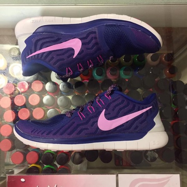 2015 Nike Free 5.0 Deep Royal Blue 
