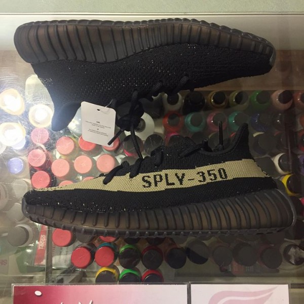 2016 Adidas Yeezy Boost 350 V2 Black Green Olive Men