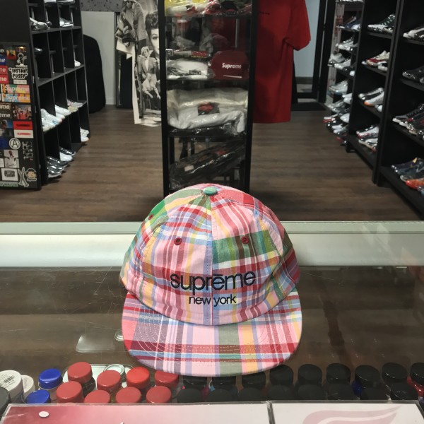 2015 Sup Madras Classic Logo 6 Panel Red One Size