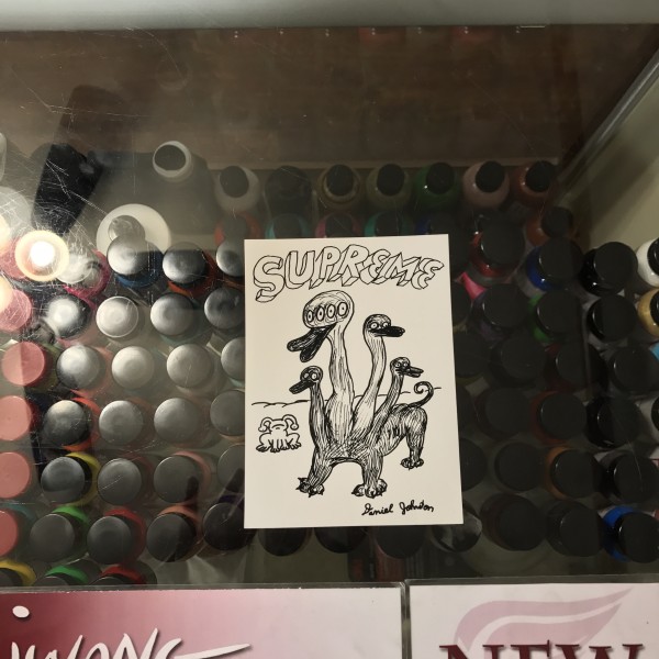 2015 Sup Sticker Daniel Johnston Duck White