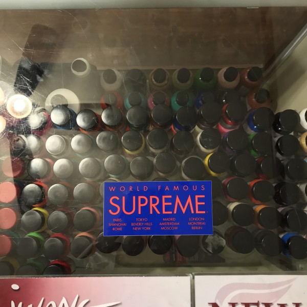 2015 Sticker International World Famous Blue