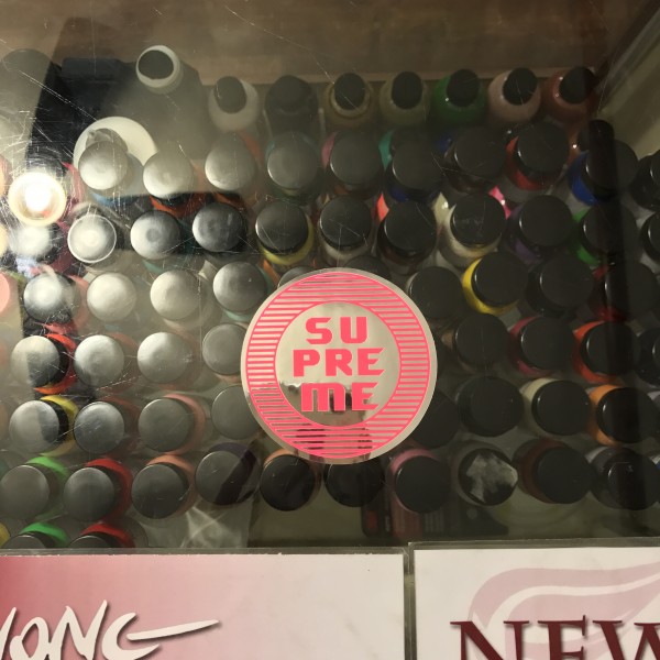 2015 Sup Sticker Disrupt Hot Pink