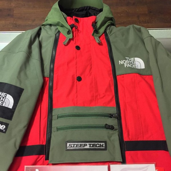 2016 Sup The North Face TNF Steep Tech Rain SH Bronze Green