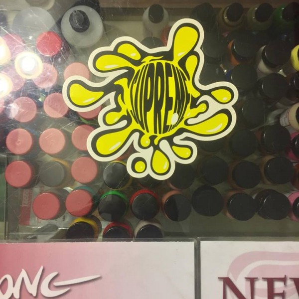2015 Sticker Yellow Splash