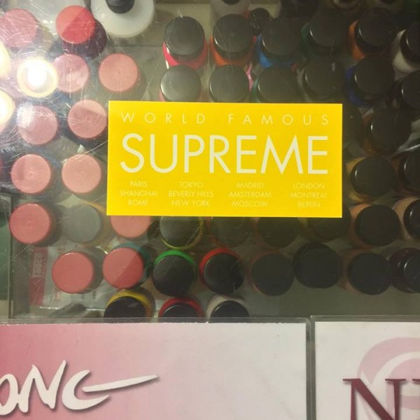 2015 Sticker International World Famous Yellow