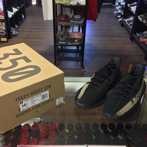 2016 Adidas Yeezy Boost 350 V2 Black Green Men