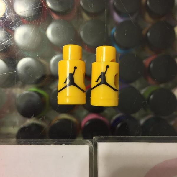 Nike Air Jordan VI Lace Locks Yellow Base Black Jumpman