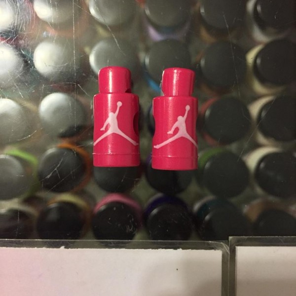 Nike Air Jordan VI Lace Locks Pink Base White Jumpman