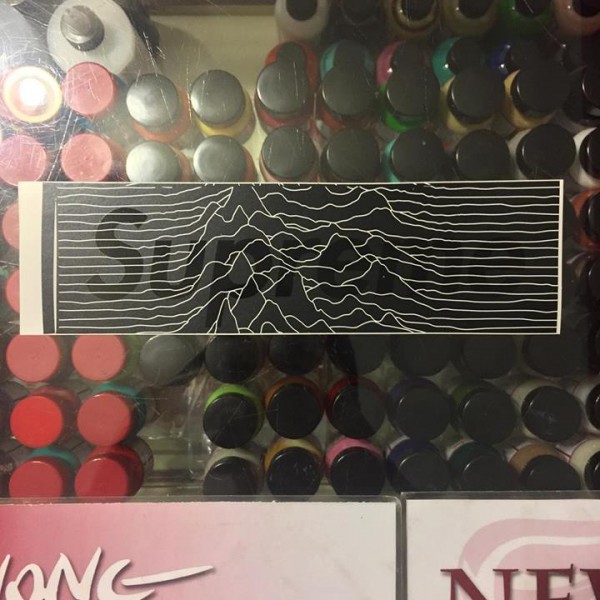 2008 Sup Joy Division Black Sticker