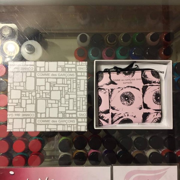 2017 Sup CDG Main Half Zip Wallet Pink